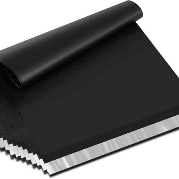 🔥(25) 10x13" Poly Mailers Black Color Shipping Mailing Envelope Bags - Picture 1 of 7